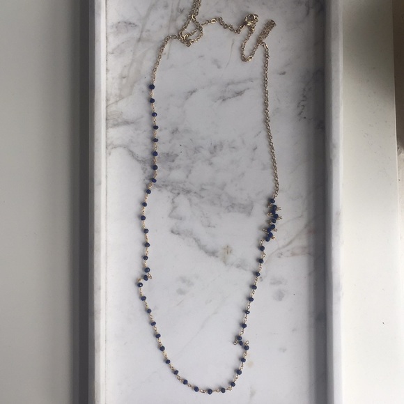Jami Jewelry - 14K Gold Filled Lapis Layering Necklace by Jami